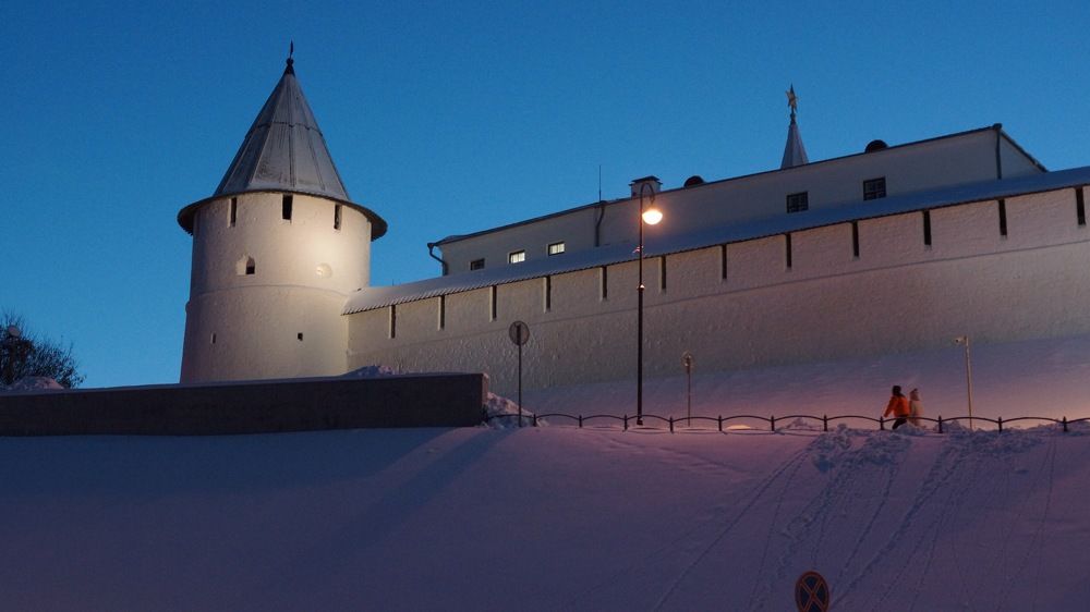 Казанский кремль в закате