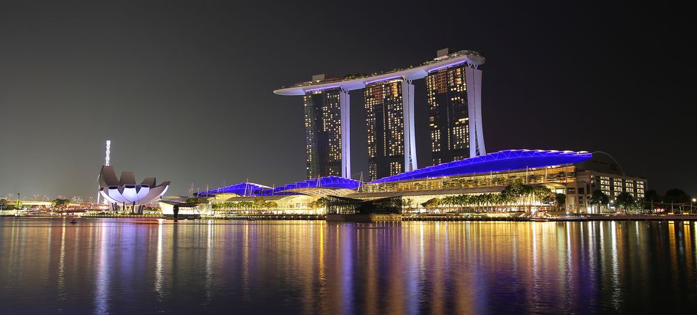 Ночной Сингапур