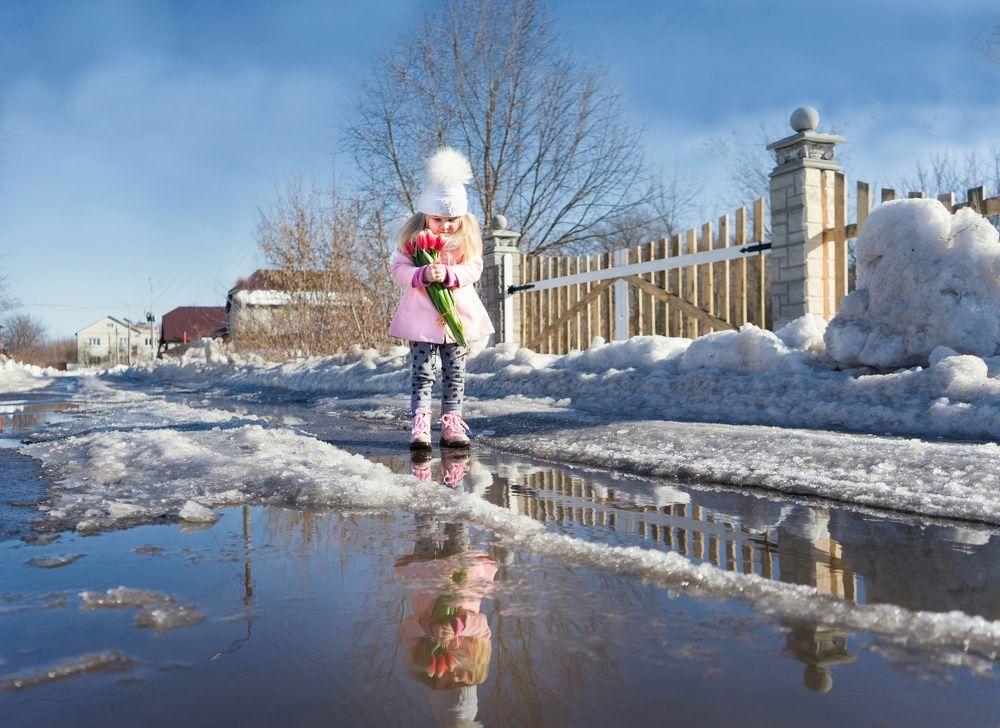 Весеннии цветы маме