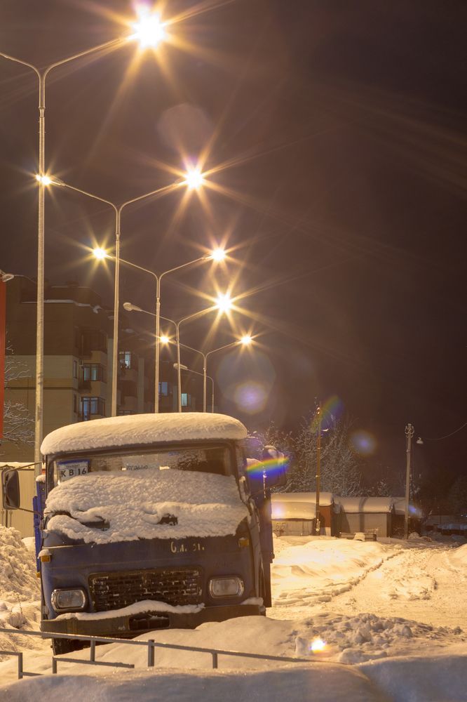 Спящий грузовичок