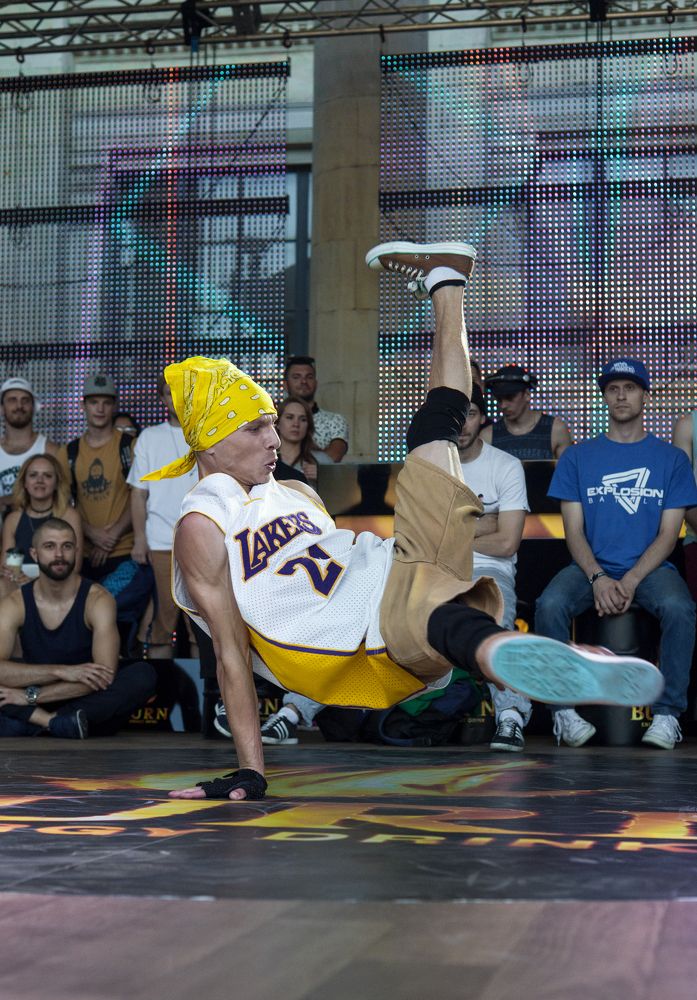 Bboys battle