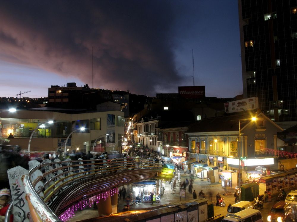 The boy and the crowd