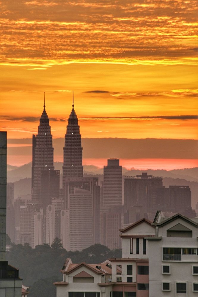 Sunrise at KLCC Tower