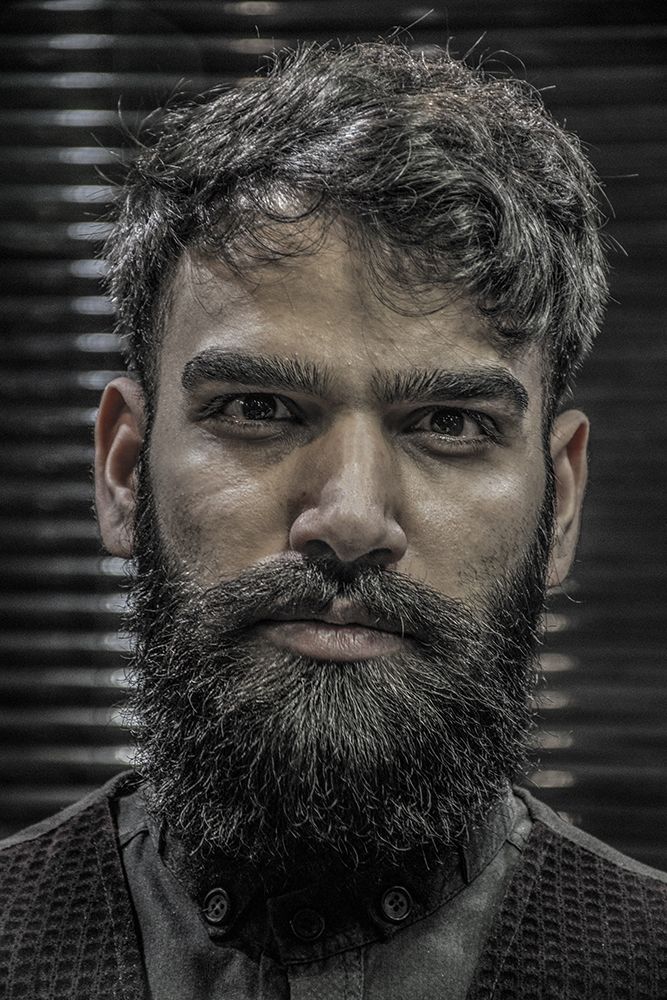 In the depths of his eyes