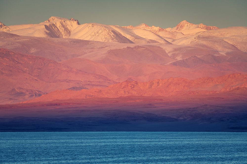 Закатный вечер в Монголии