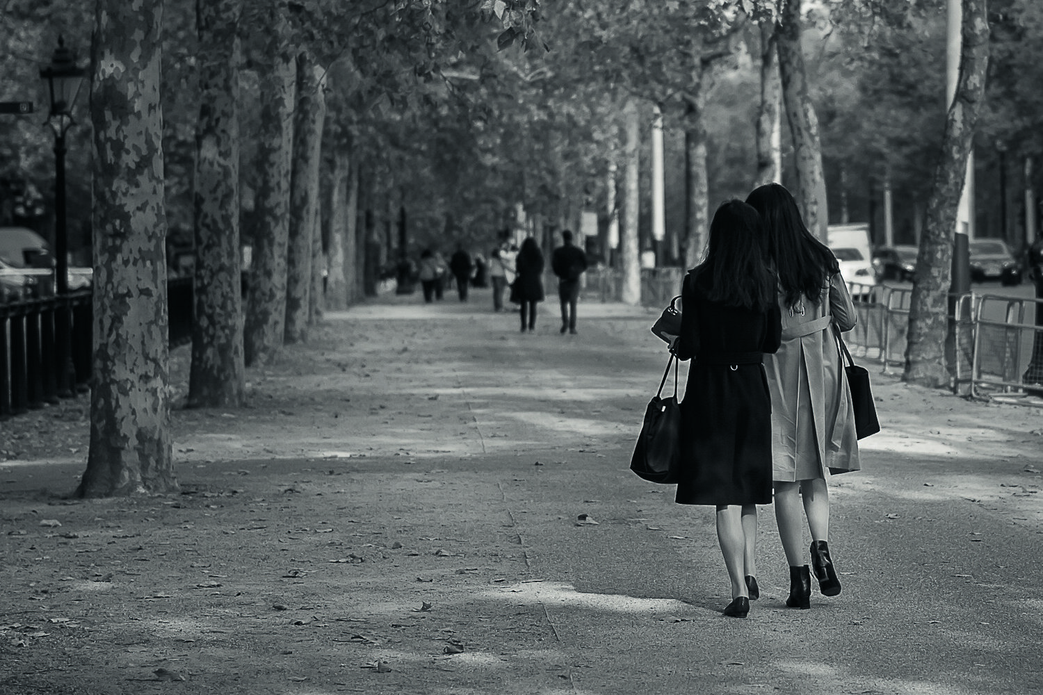 Two girls in London