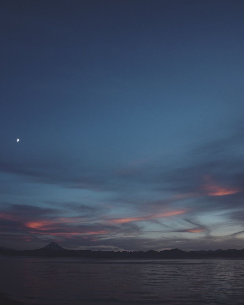 Закат над морем