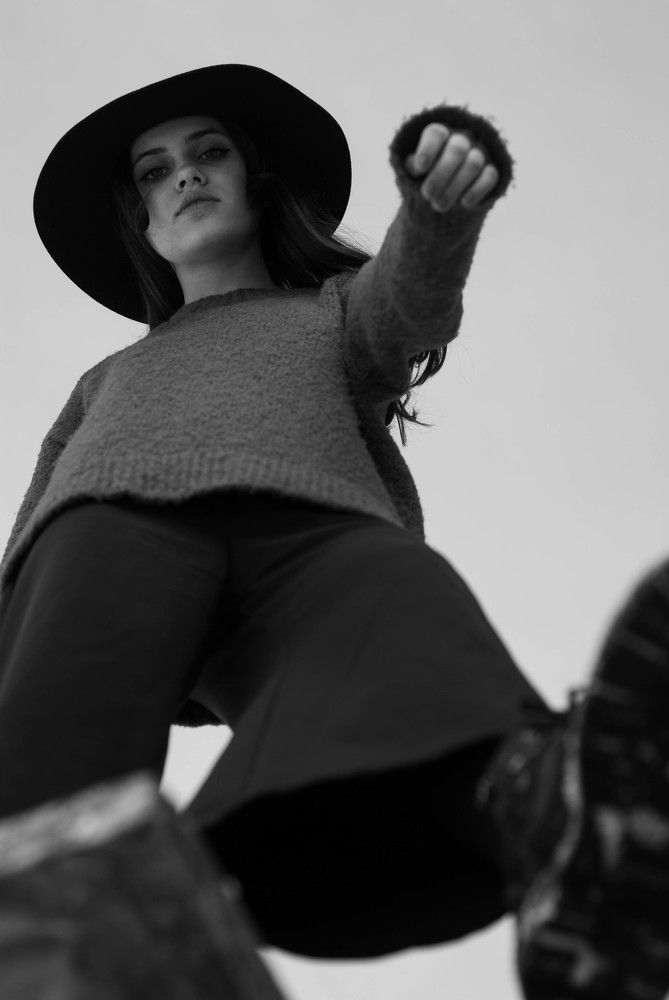 Lady in hat
