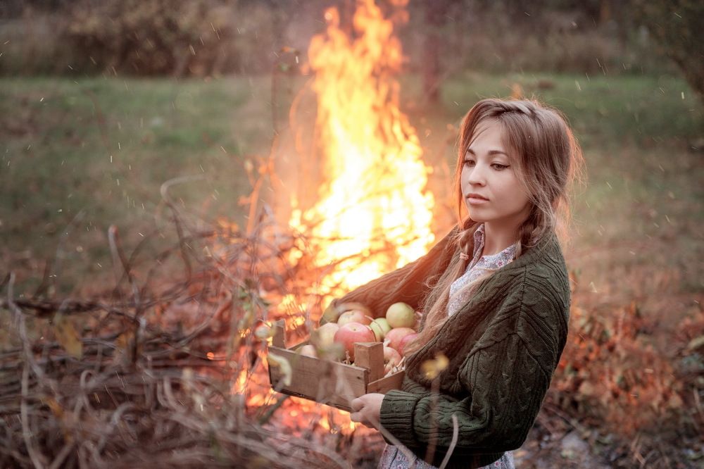 Осенний костёр...