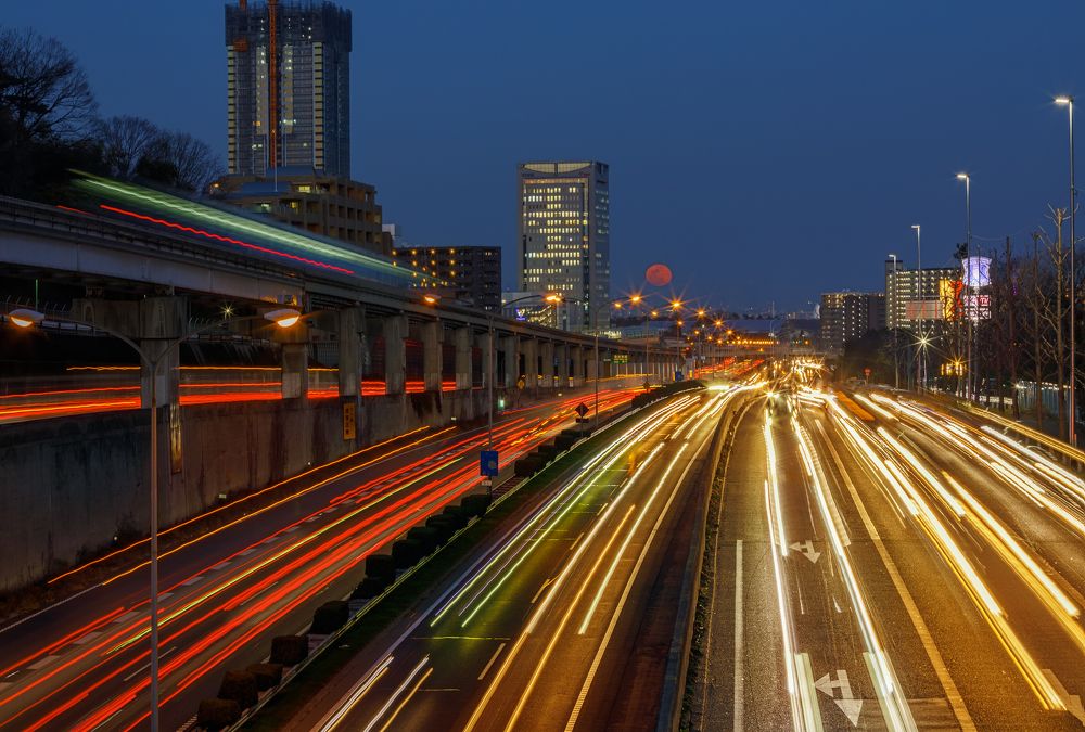 Восход красной Луны