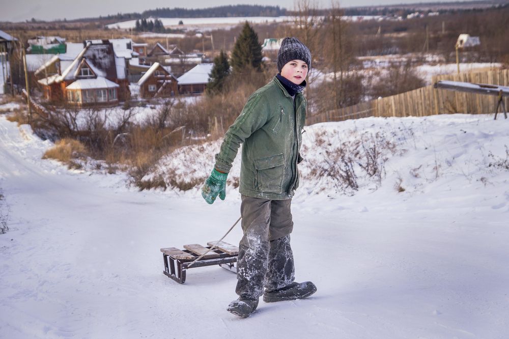 "Зима в деревне"