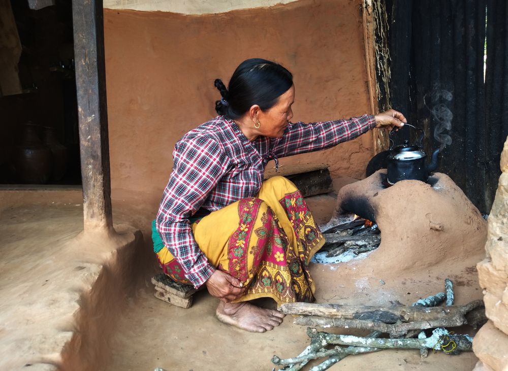 Traditional Tea Making women from Nepal