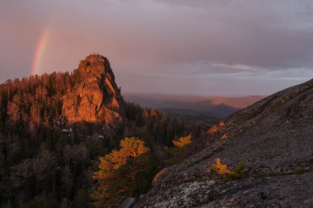 Утро на скале