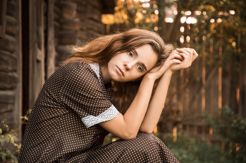 Мечтательная крестьянка