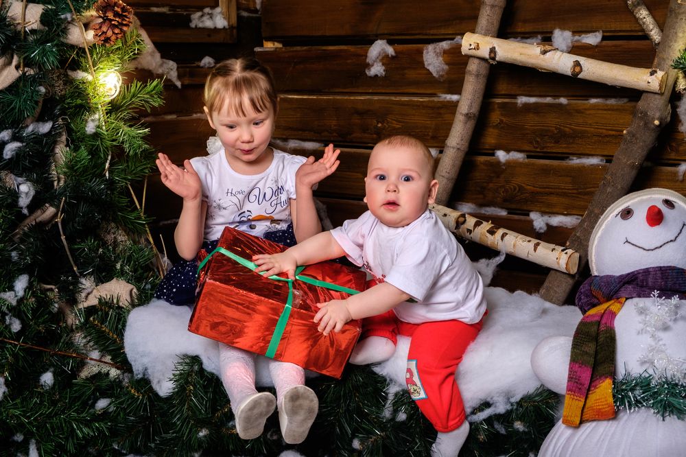 Сестренка с братишкой