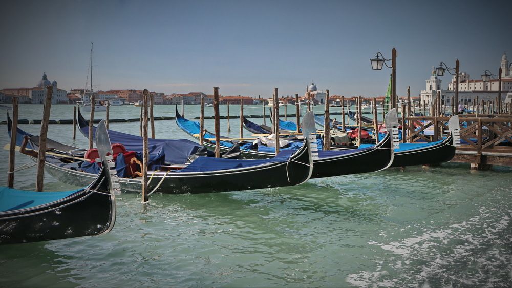 Гондолы на отдыхе.