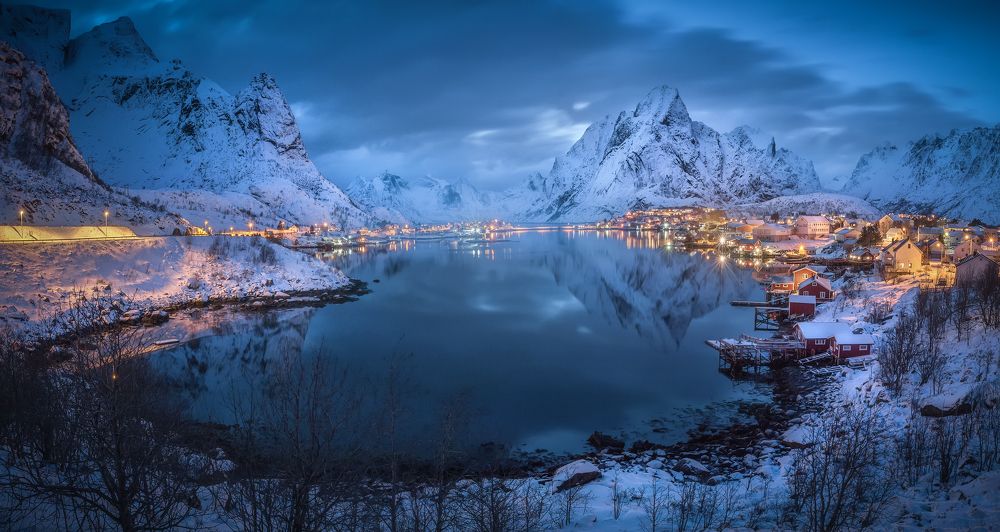 The serenity after snowstorm