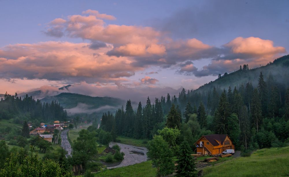 Вечер в Лазещине