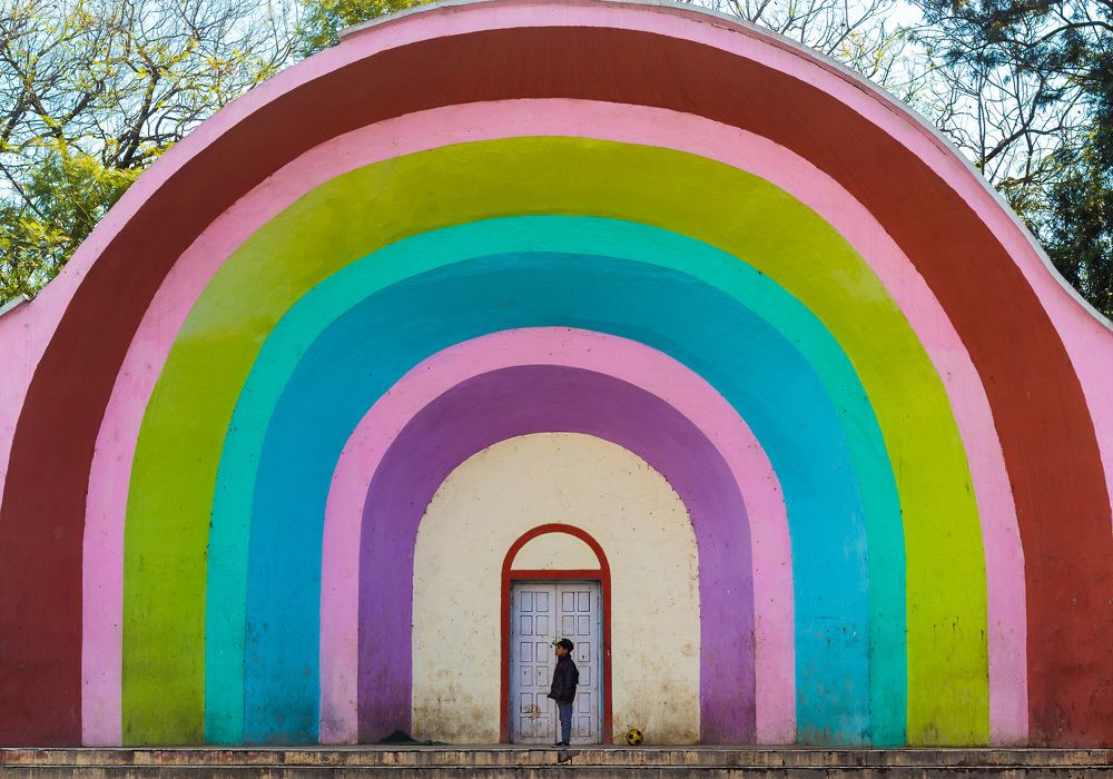 Guaded by the shades of colors