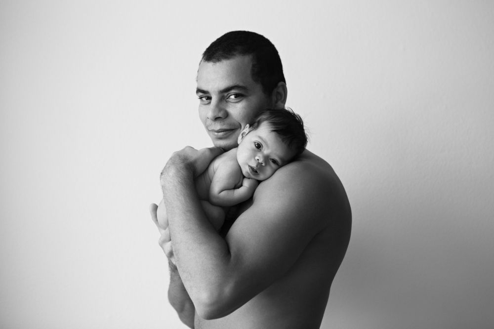 Бразилец и его маленькая дочка