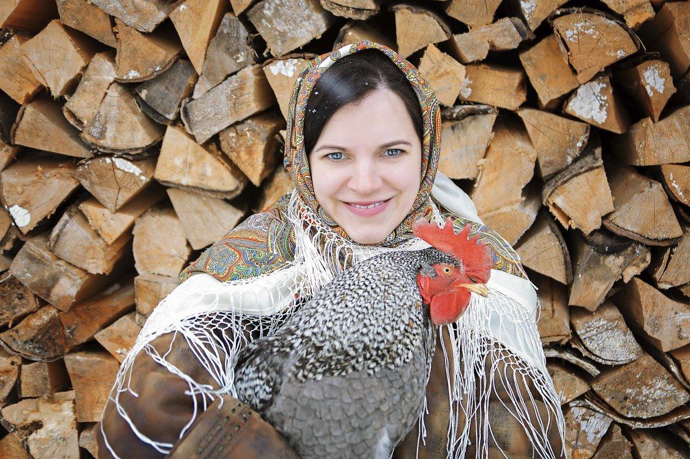 у княжны даже петушки несутся