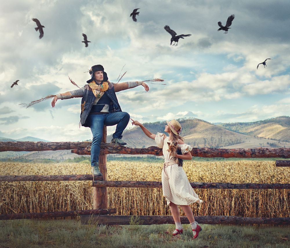 Элли и Страшила