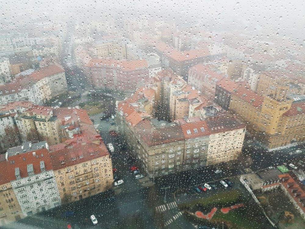 Дождь и город