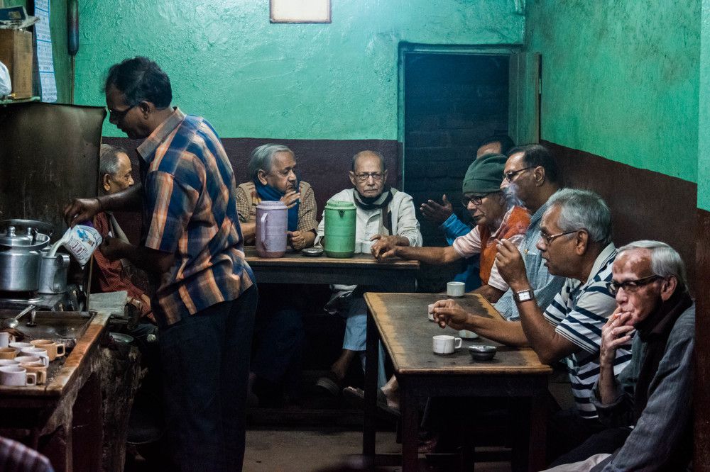 A beautiful scene of a sunday evening