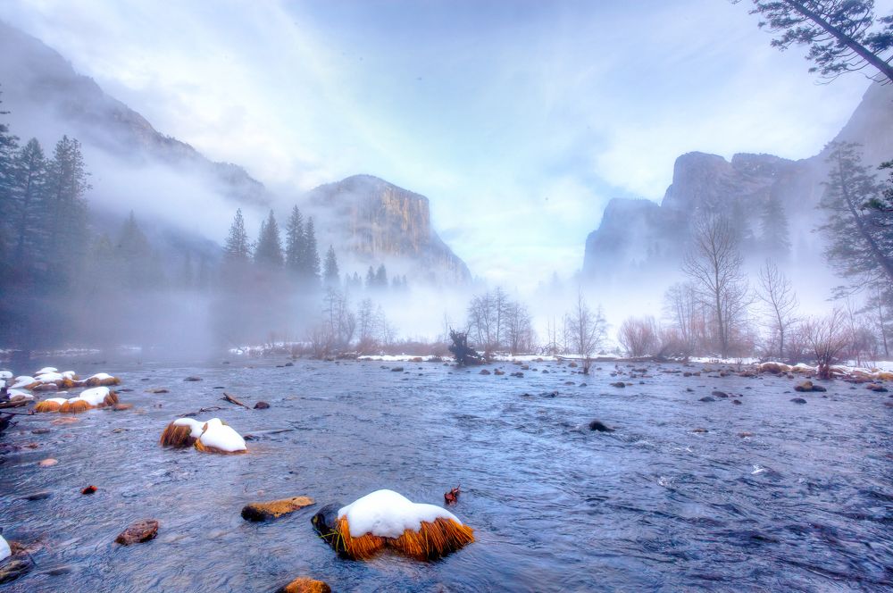 Cold day in Yosemite