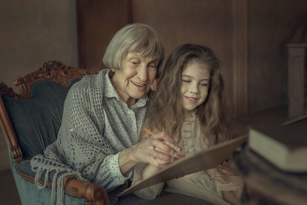 Grandmother and Granddaughter