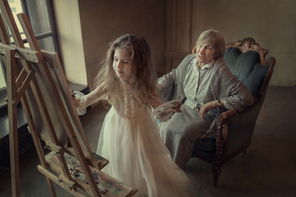 Бабушка и Внучка