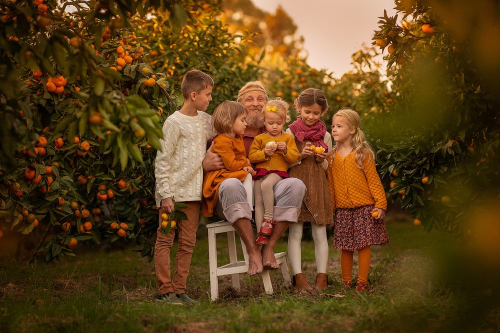 Внуки приехали