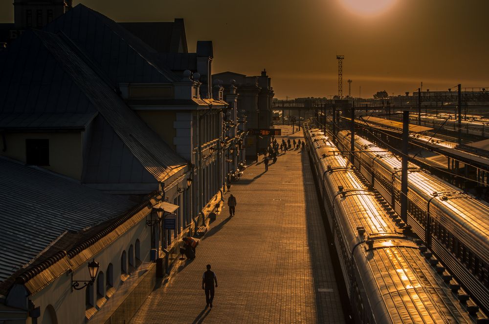 Город пробуждается