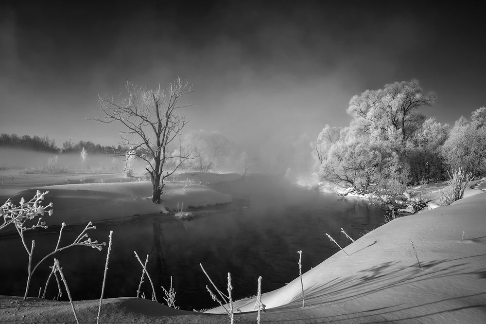 Морозое утро.