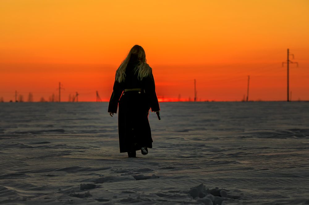 Огненный закат