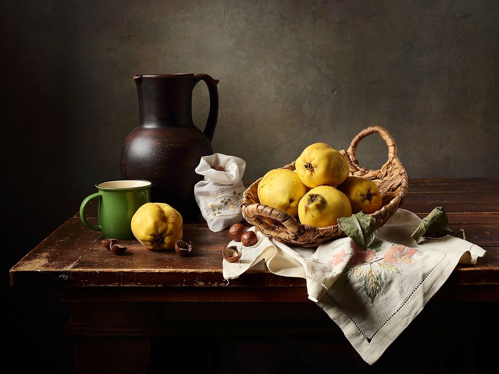 Натюрморт на бабушкиной салфетке