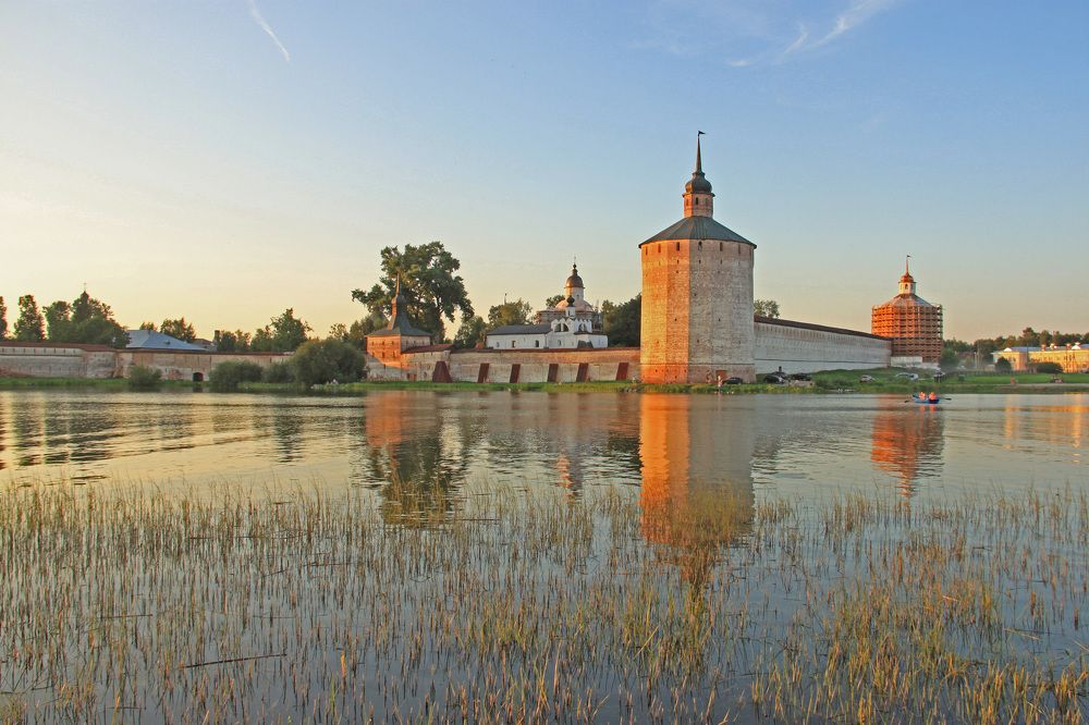 Тихий вечер в Кириллове.