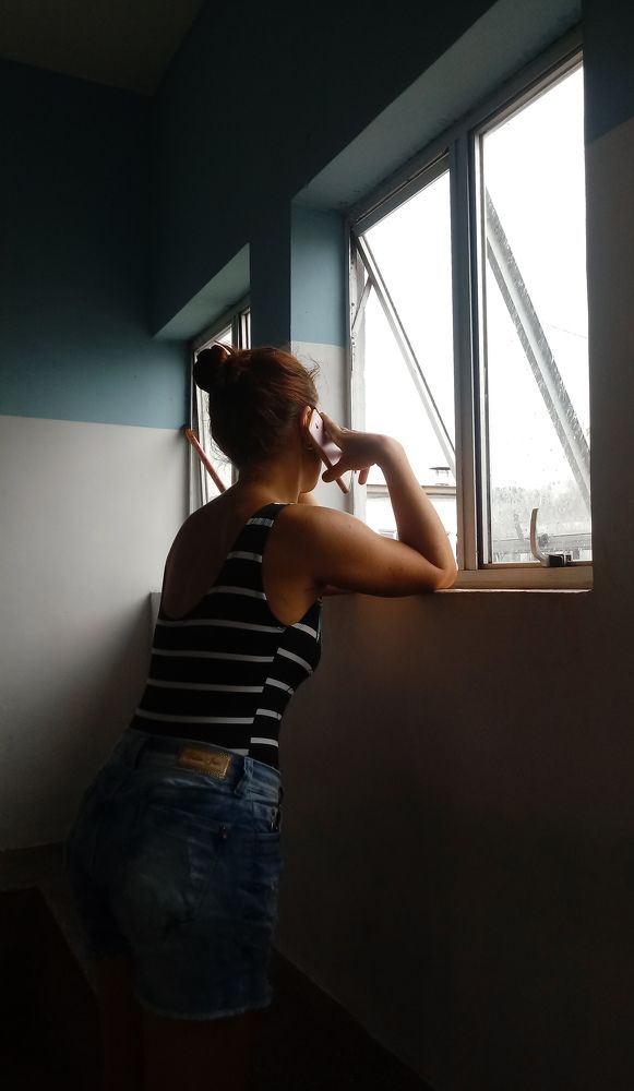 the girl at the hospital window