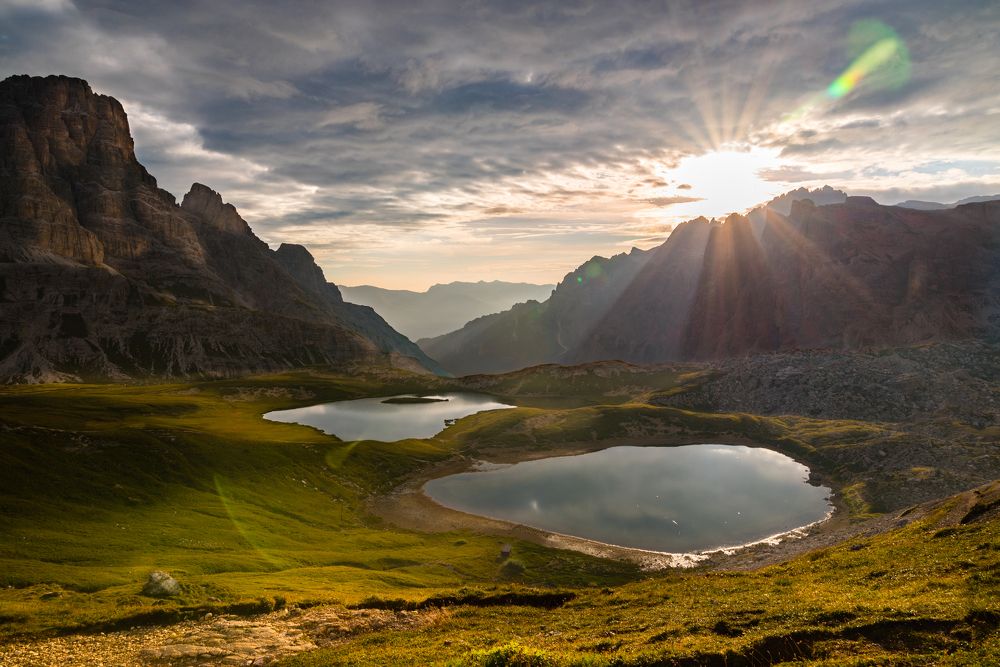 Sunrise over Laghi dei Piani