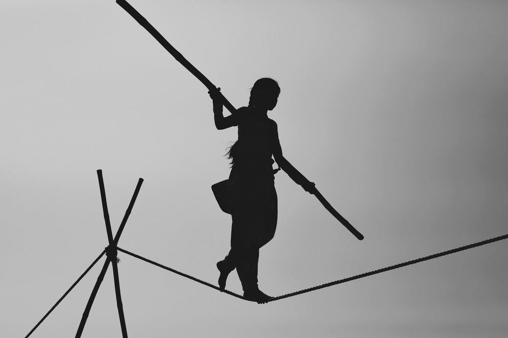 Girl on the rope