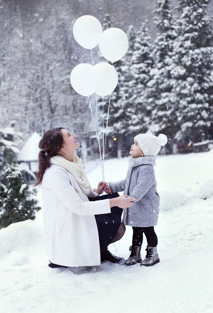 Пушистый снег