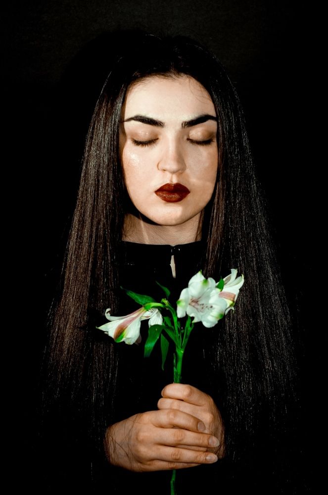 flowers is her religion