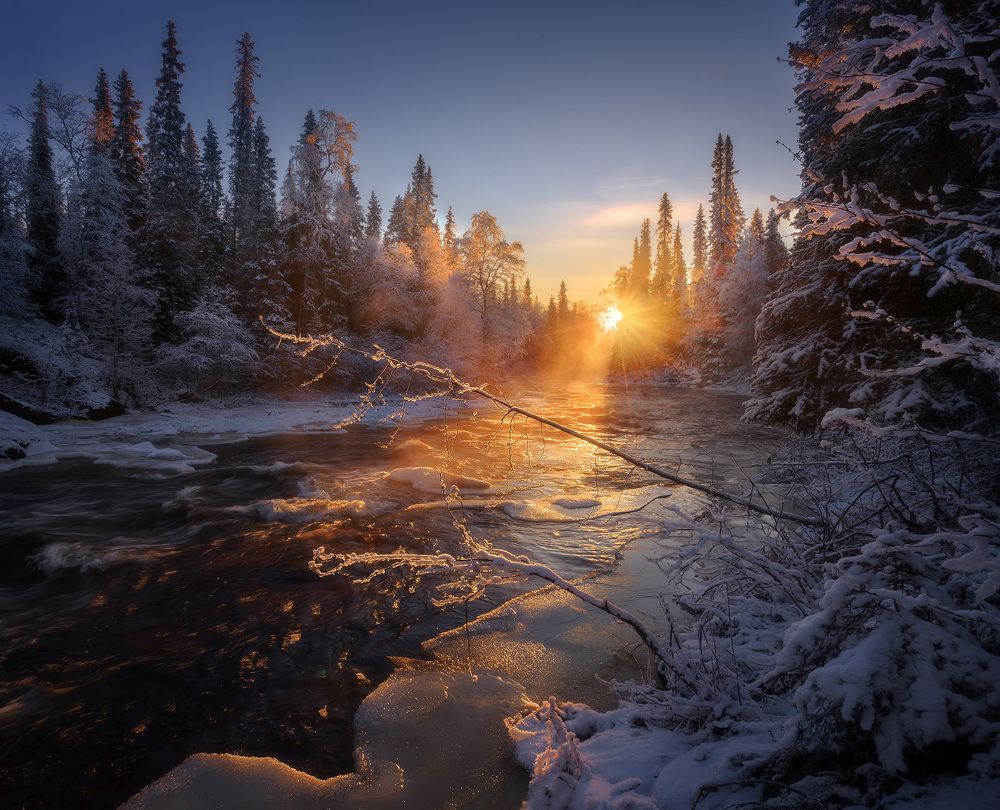 На закате дня