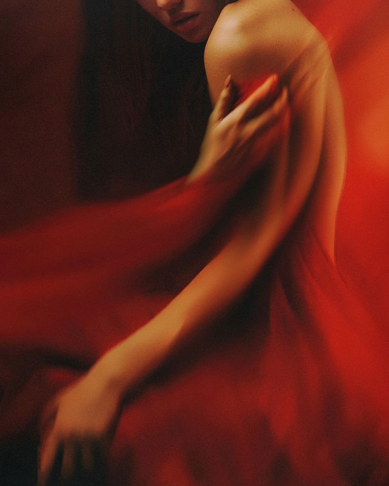 As flames dance in our eyes...