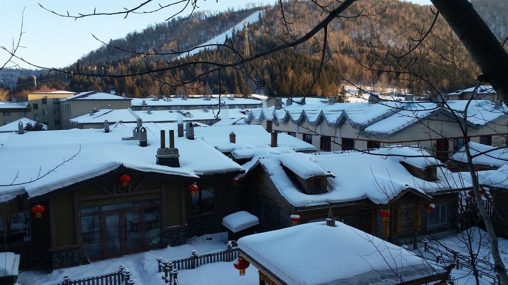 Snow village