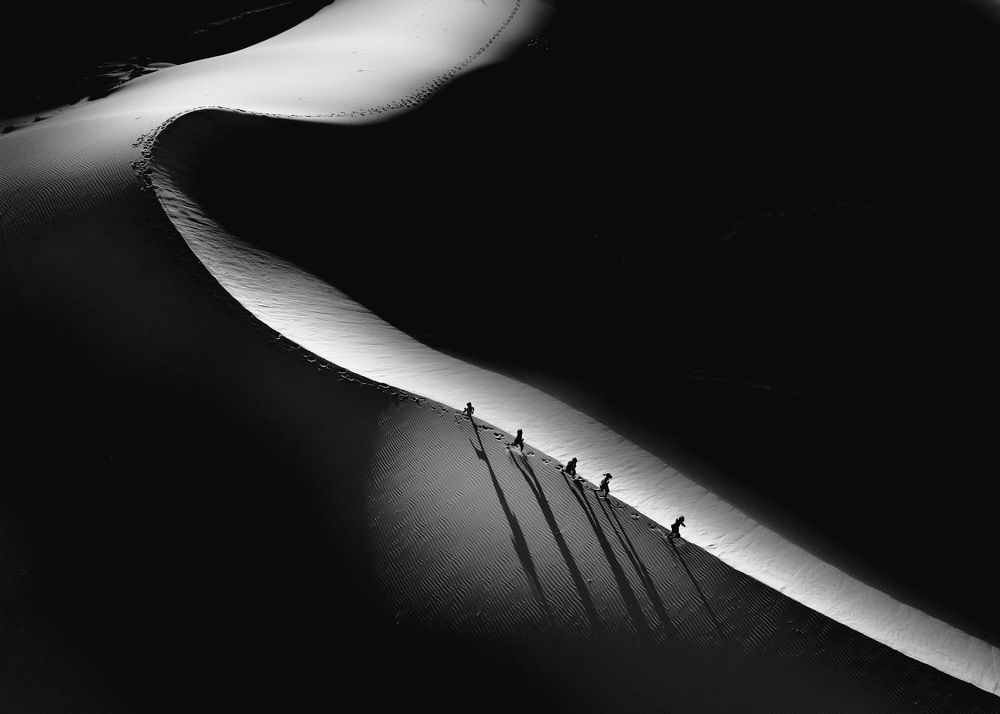 Running through the sand hills