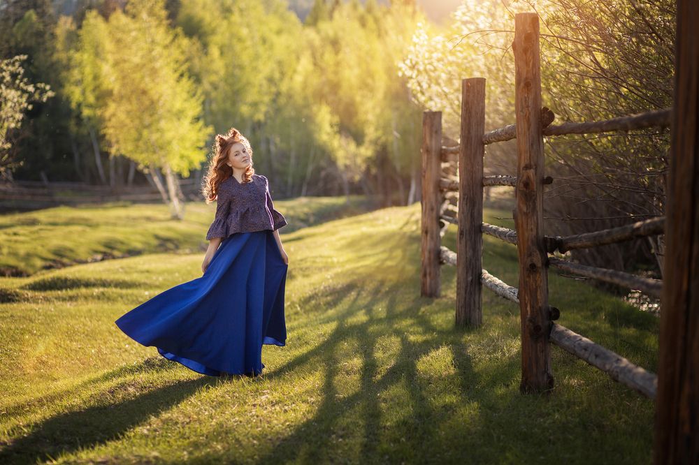 Закат на ферме