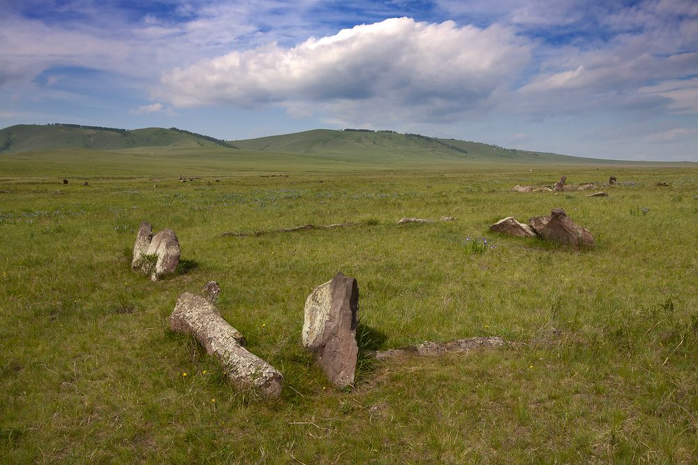 Хакасские менгиры...