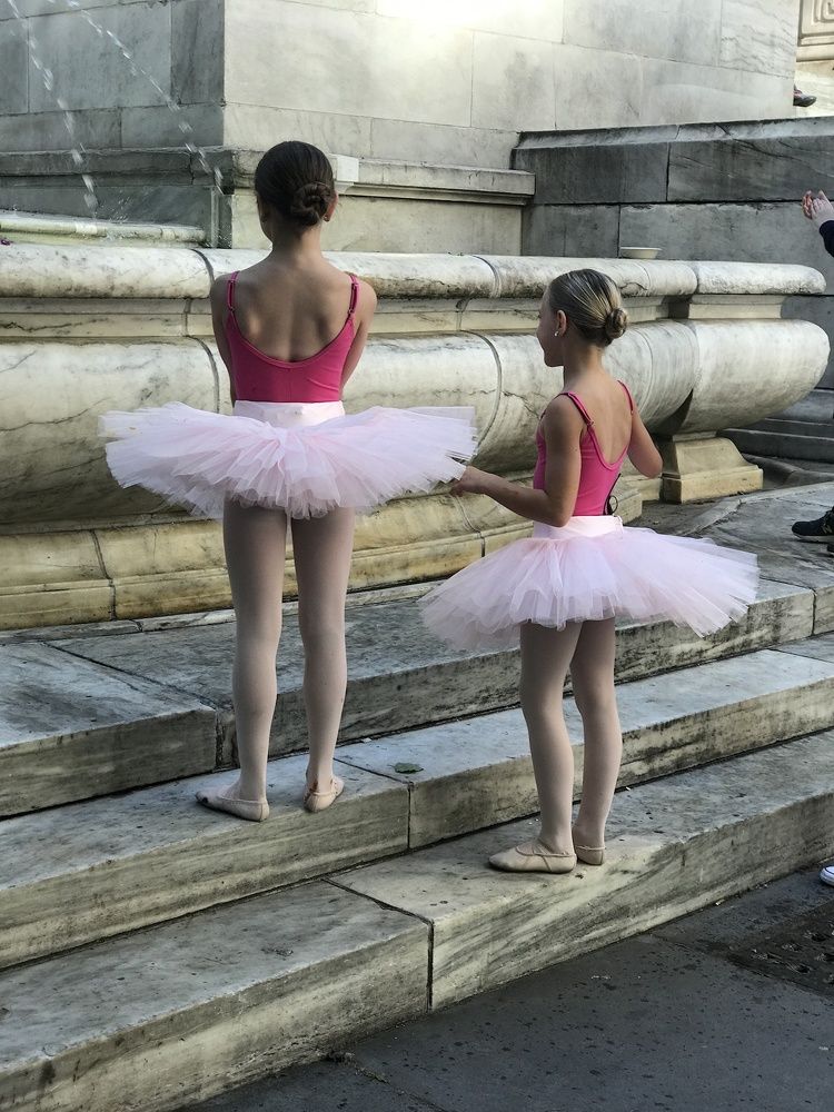 Two pretty ballerinas