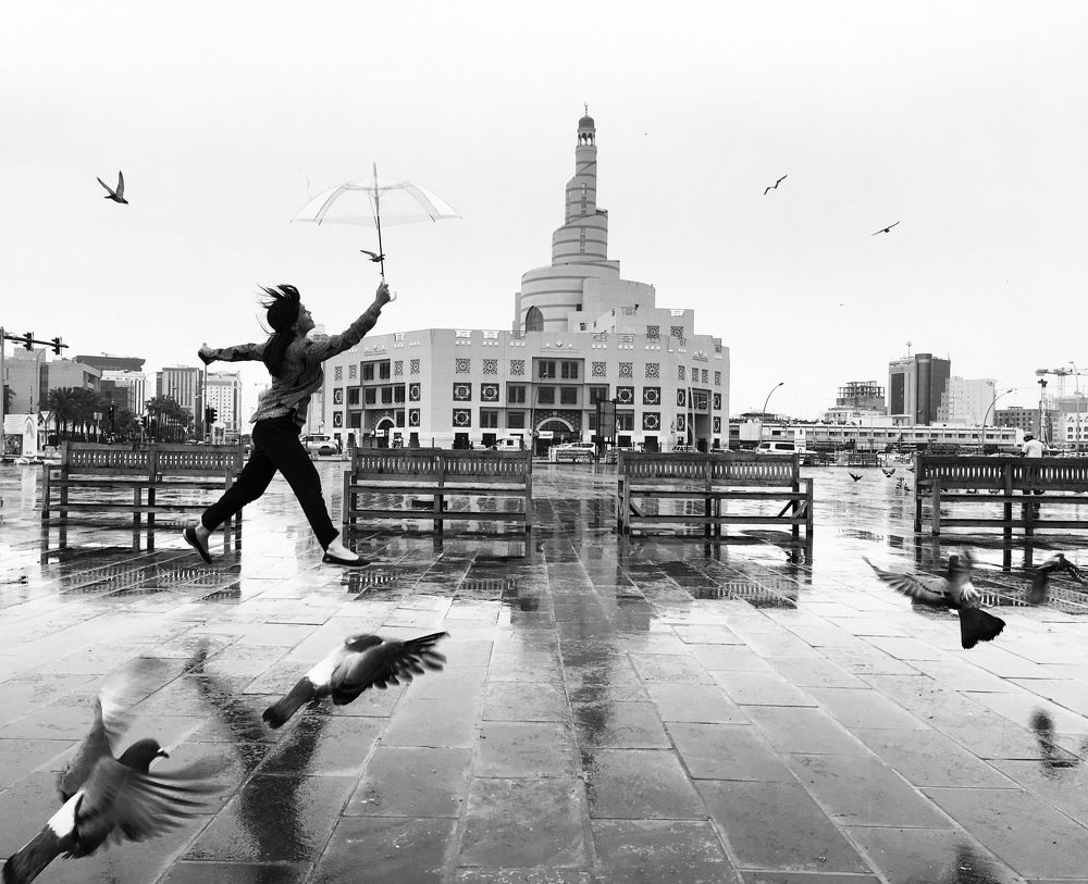 Dancing in the rains
